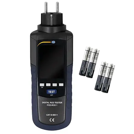 Appareil de mesure électrique Testeur RCD | Contenu de livraison