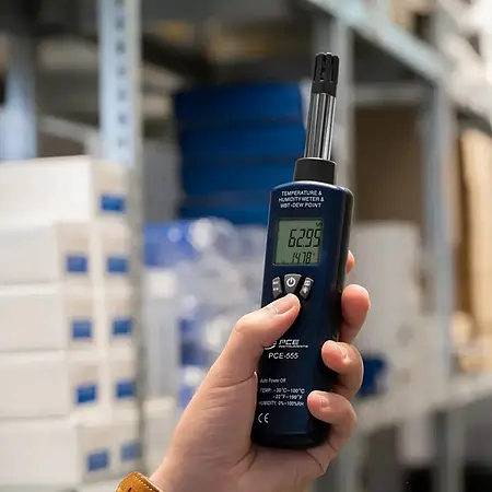 Appareil de mesure de l'humidité Hygromètre | Exemple d'utilisation