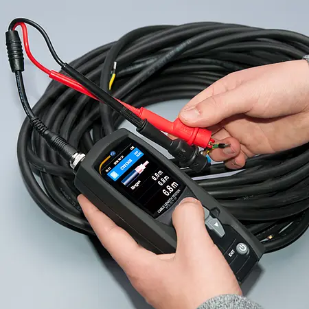 Appareil de mesure de longueur de câble Utilisation