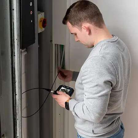 Caméra d'inspection | Exemple d'utilisation