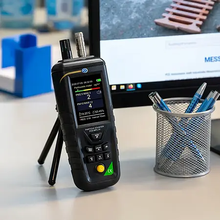 Compteur de particules | Exemple d'utilisation