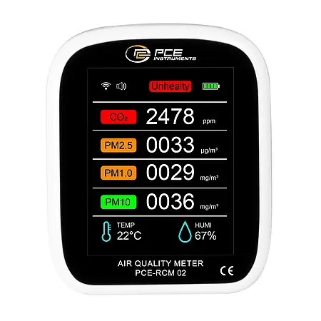 Compteur de particules | Face avant