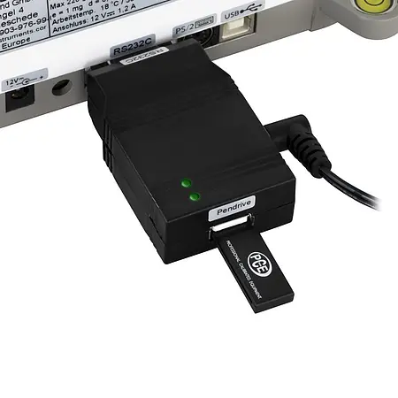 Enregistreur de données pour balances | Exemple d'utilisation