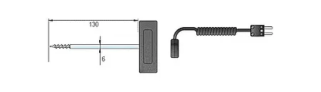 Sonde de température à visser
