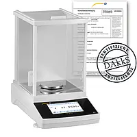 Balance pesage comptage PCE-ABT 220-DAkkS avec certificat d'étalonnage DAkkS 