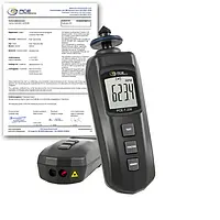 Tachymètre PCE-T 238-ICA avec certificat d'étalonnage ISO 