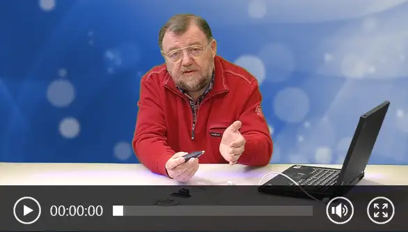 Video termohigrômetro.