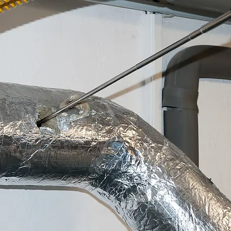 Anemómetro con sonda térmica - Imagen de uso