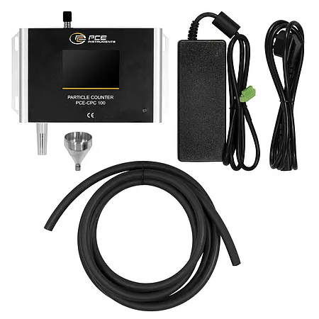 Medidor de partículas - Contenido del envío