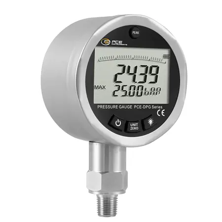 - Sensor de presión Vista lateral