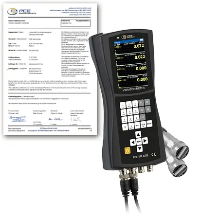 - Sensor de vibración PCE-VM 400B-ICA