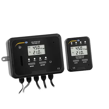 Sistema de detección de gas PCE-WMM 100