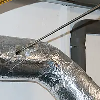 Anemómetro con sonda térmica - Imagen de uso