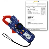 Comprobador de tensión PCE-DC1-ICA incl. certificado de calibración ISO 