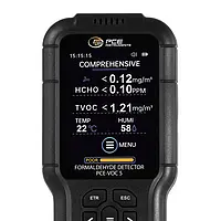 Detector de gas - Pantalla