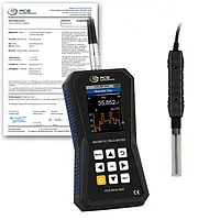 Medidor de radiación PCE-MFM 3800-ICA incl. certificado de calibración ISO 