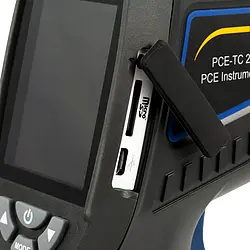 Cámara termográfica - Conexión USB y tarjeta micro-SD