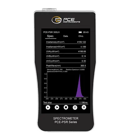 Espectrómetro PCE-PSR 300UV