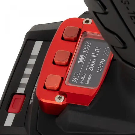 Llave dinamométrica eléctrica - Pantalla