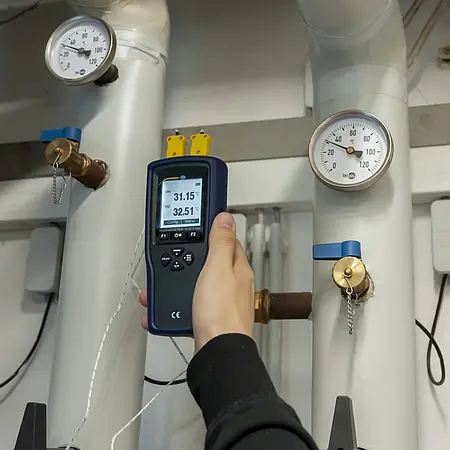 Medidor de climatización HVAC Aplicación