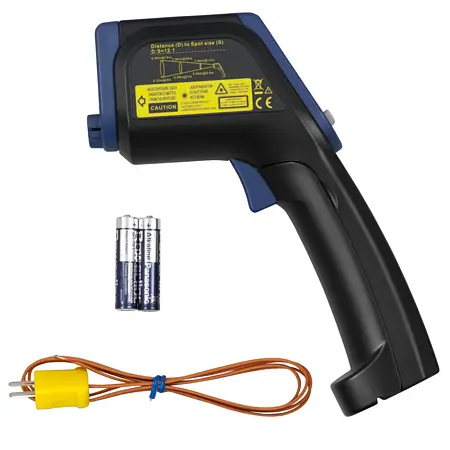Medidor laser temp. Contenido del envío