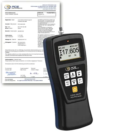 Medidor de tracción PCE-PFG 10-ICA
