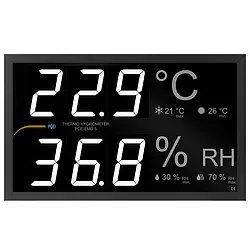 Visualizador de temperatura y humedad