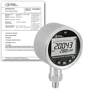 Manómetro PCE-DPG 3-ICA incl. certificado de calibración ISO 