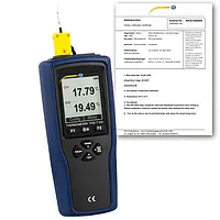 Medición de temperatura / Termómetro PCE-T 330-ICA incl. certificado ISO 