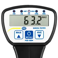 Comprobador de material Barcol - Pantalla 