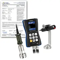 Medidor para prevención y seguridad laboral PCE-VM 22-ICA incl. certificado calibración ISO 