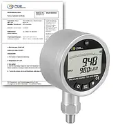 Sensor de presión PCE-DPG 10-ICA incl. certificado de calibración ISO 