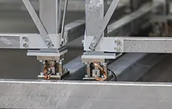 Przetwornik siły do granulatu silosu.