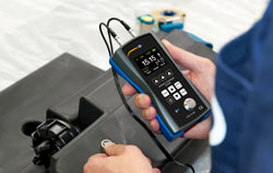 Miernik grubości – pomiar ultradźwiękowy / Aplikacja