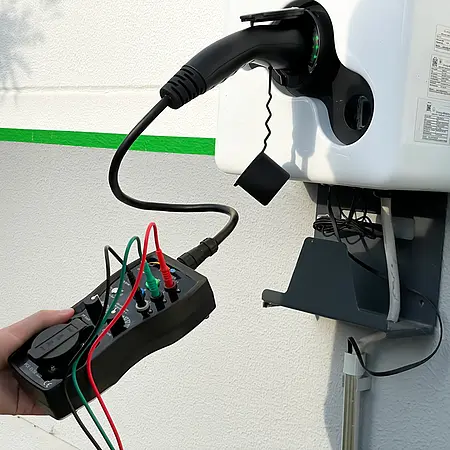 EV Messadapter / EV Prüfadapter Anwendung