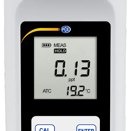 Salzgehalt - Messgerät PCE-PWT 10 Display