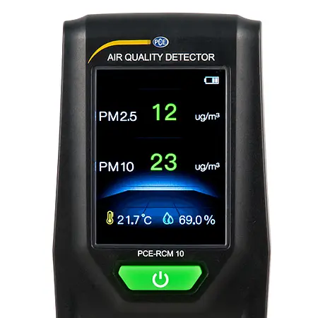 Luftqualitätsmesser Display