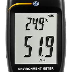 Klima-Messgerät PCE-EM 883 Display