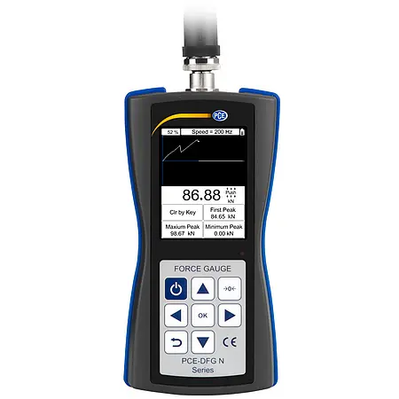 Frontansicht Kraftmesser PCE-DFG N 100K