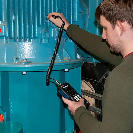 Schwingungsmessgerät Anwendung