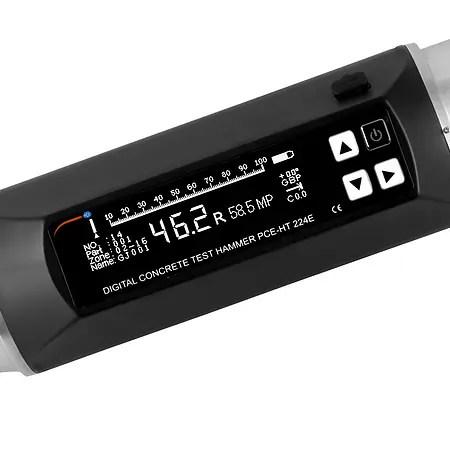Młotek Schmidta / Sklerometr PCE-HT 224E, wyświetlacz OLED