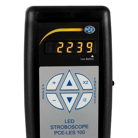 Laser- Drehzahlmesseer PCE-LES 100 Display