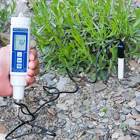 Boden pH-Meter / pH-Messgerät PCE-PH20S Anwendung
