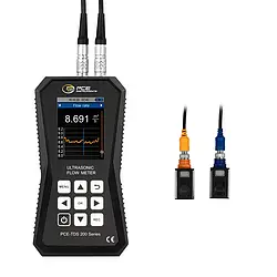 Przepływomierz ultradźwiękowy PCE-TDS 200 S-ICA / urządzenie pomiarowe plus czujniki przepływu