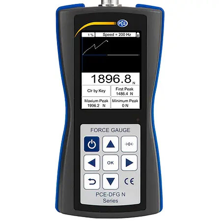 Frontansicht Kraftmessgerät PCE-DFG NF 2K