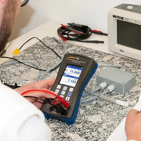 Multifunktions-Kalibrator PCE-MCA 50 Anwendung