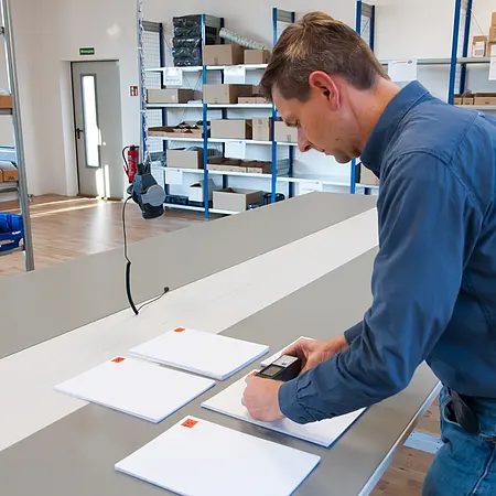 Oberflächen Messtechnik PCE-RM 100 Anwendung