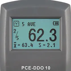 Twardościomierz shora O PCE-DDO 10, wyświetlacz graficzny