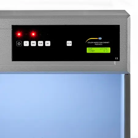 Kunststoff Prüfgerät Display