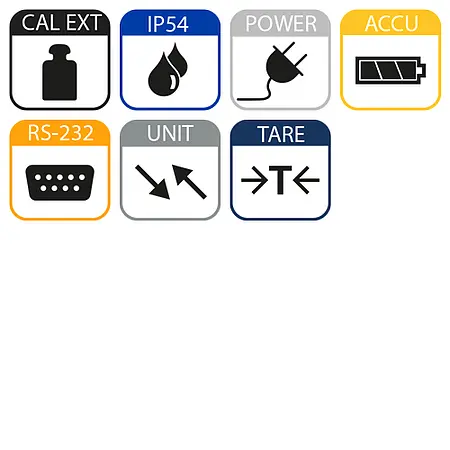 Icons Digitalwaage PCE-EP 150P2